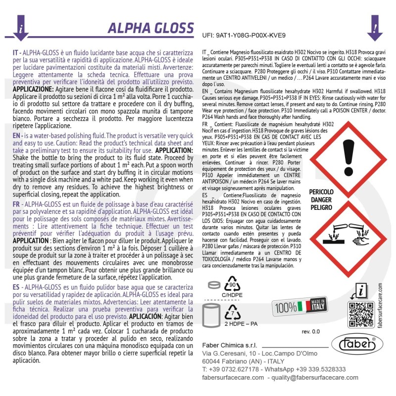 ALPHA GLOSS - LABEL