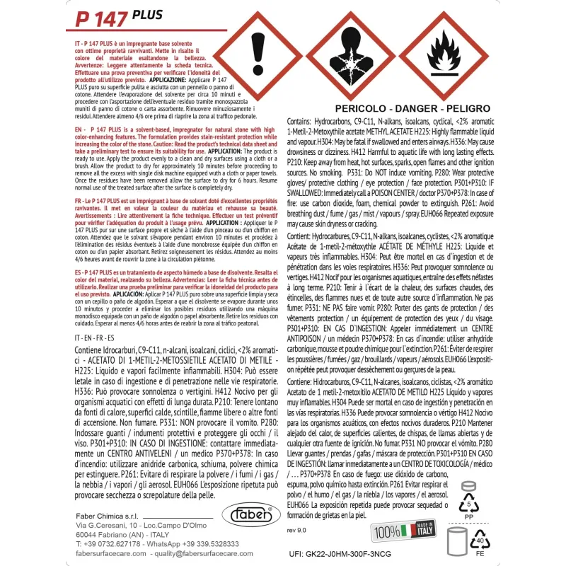P 147 PLUS - SCATOLA