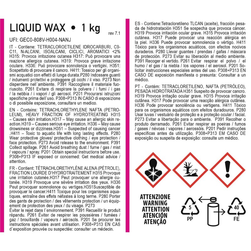 LIQUID WAX - BOX