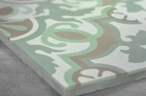 Cement and cement tiles